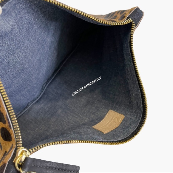 Clare V. Leopard Hair-On Flat Clutch - Picture 6 of 8